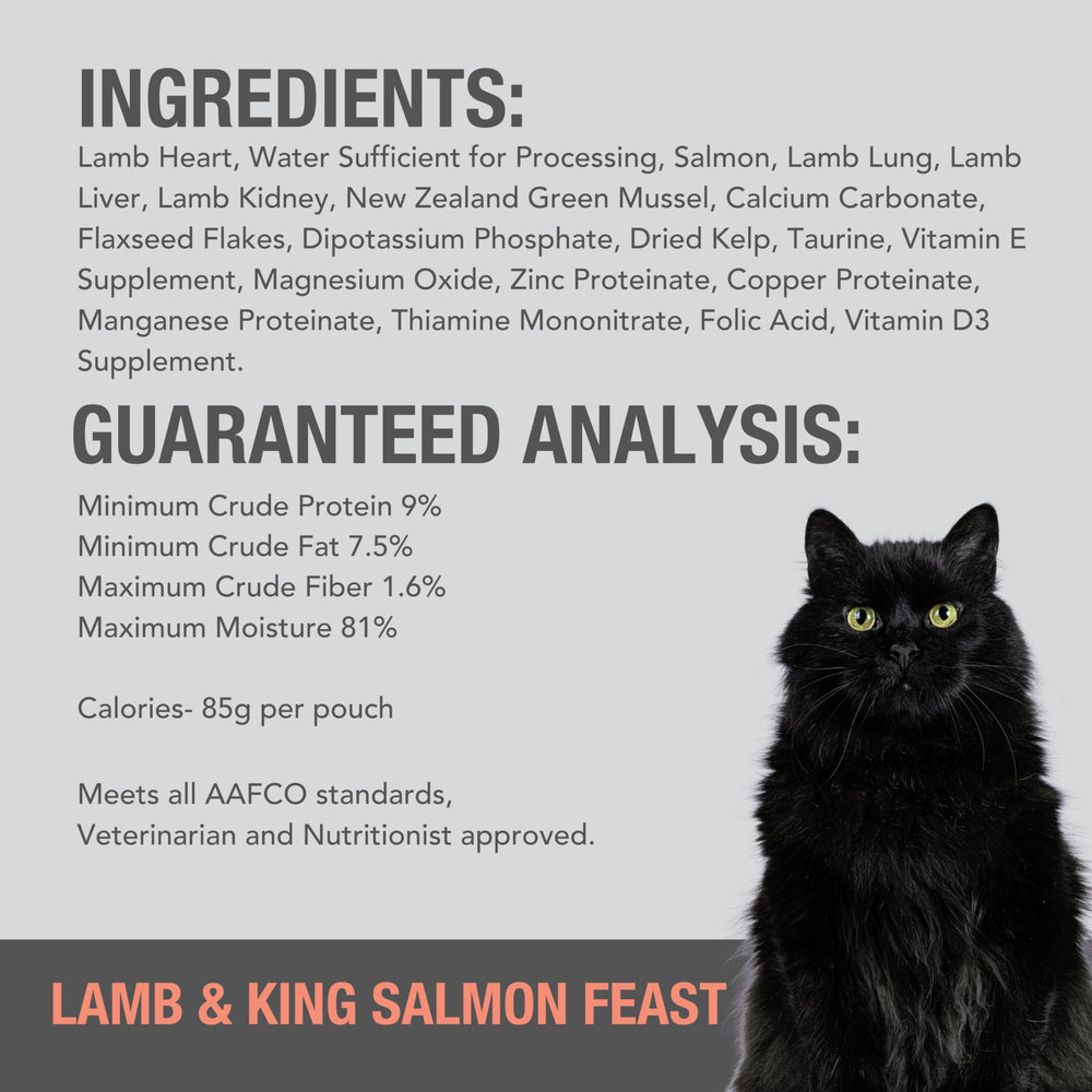 Feline Natural pack variété présenté ensemble pour comparer recettes et formats