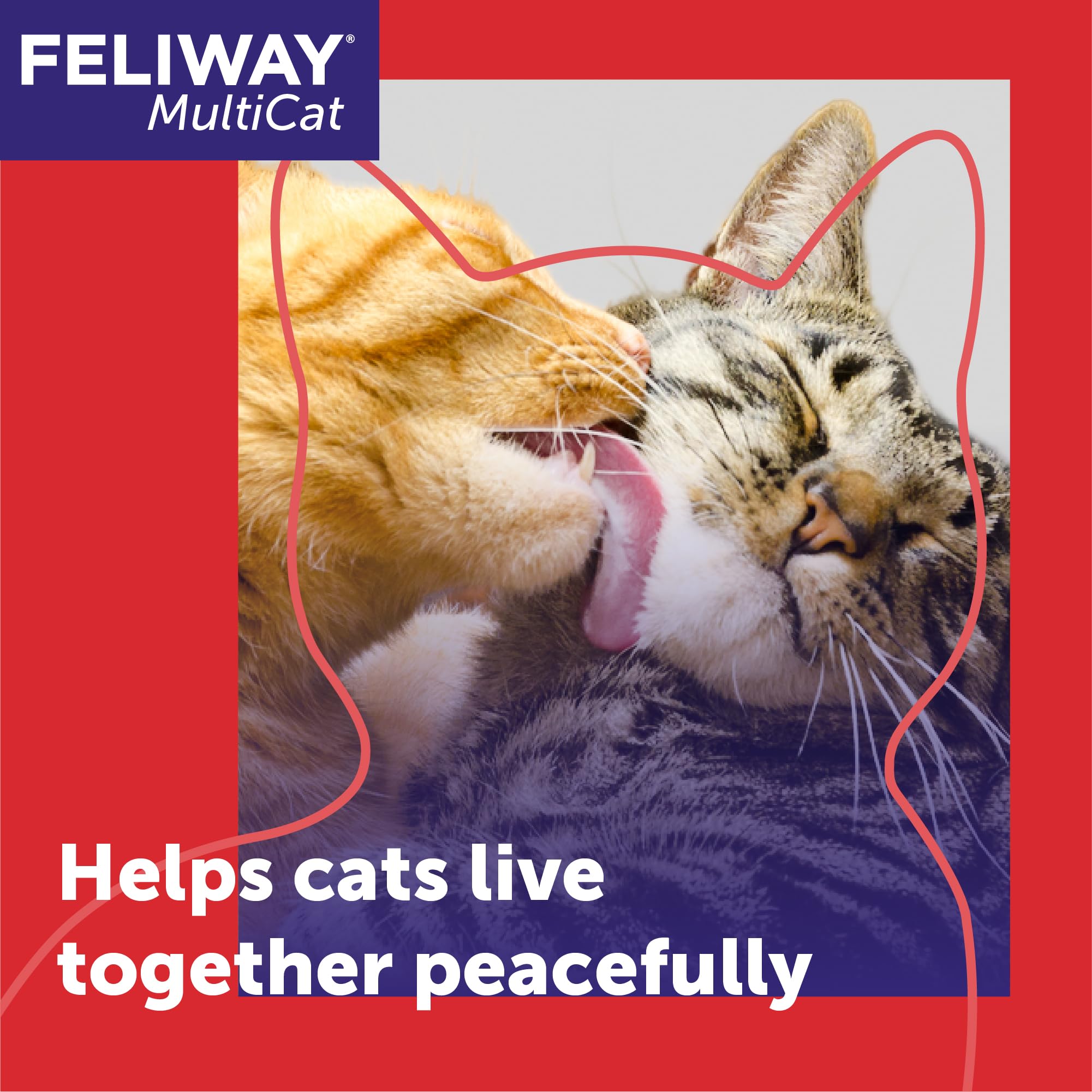 FELIWAY diffuseur branché montrant le design pratique et la sécurité