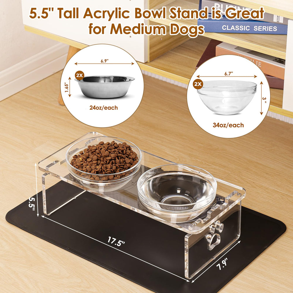 Feoyoho support en usage avec chien, repas plus confortable