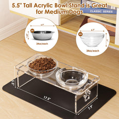Feoyoho support en usage avec chien, repas plus confortable