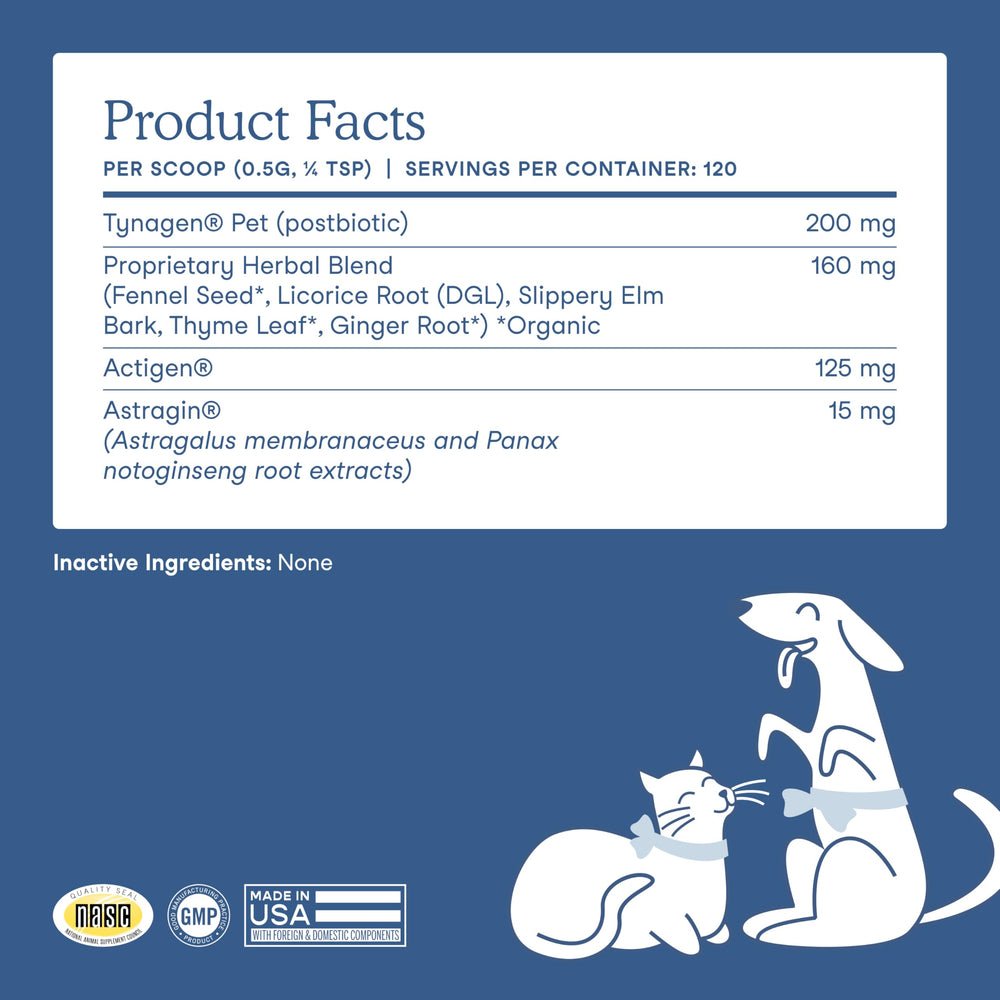Fera Pets chien ou chat mangeant avec confort digestif amélioré
