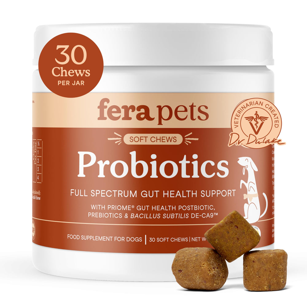 Fera Pets emballage face montrant la boîte et bénéfice confort digestif