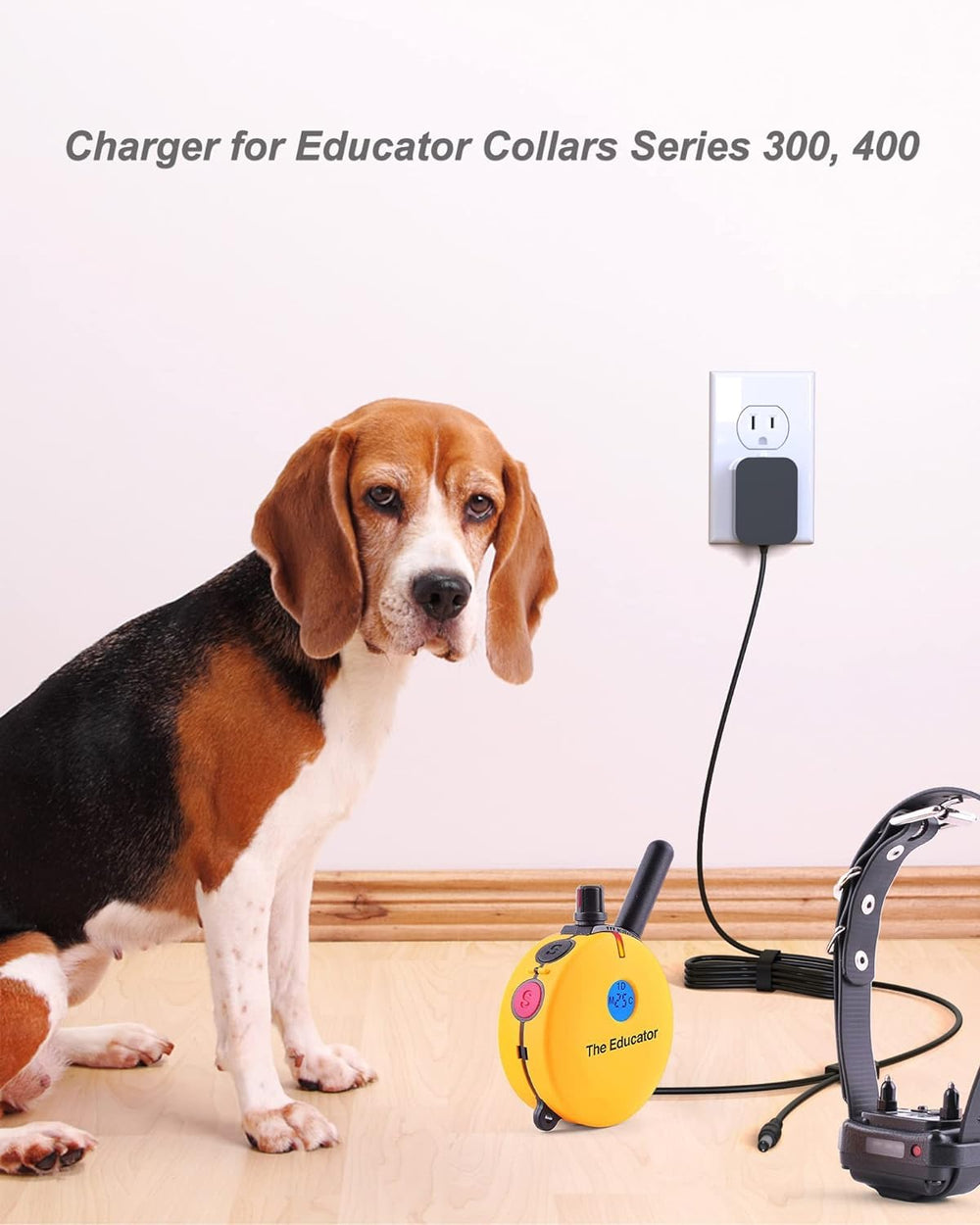 Chargeur FGIEU en cours d'utilisation avec collier Educator pour commodité