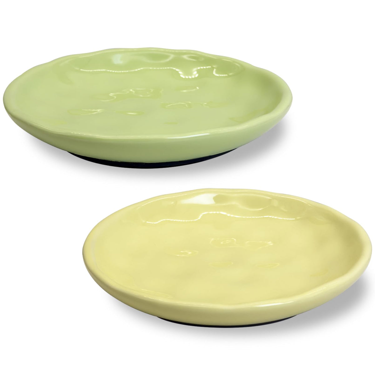 Fhiny bol devant beige et vert, design stable et esthétique