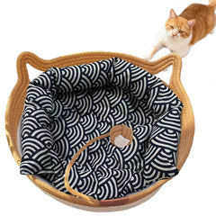 FHKPET panier face montrant forme ronde et confort visible