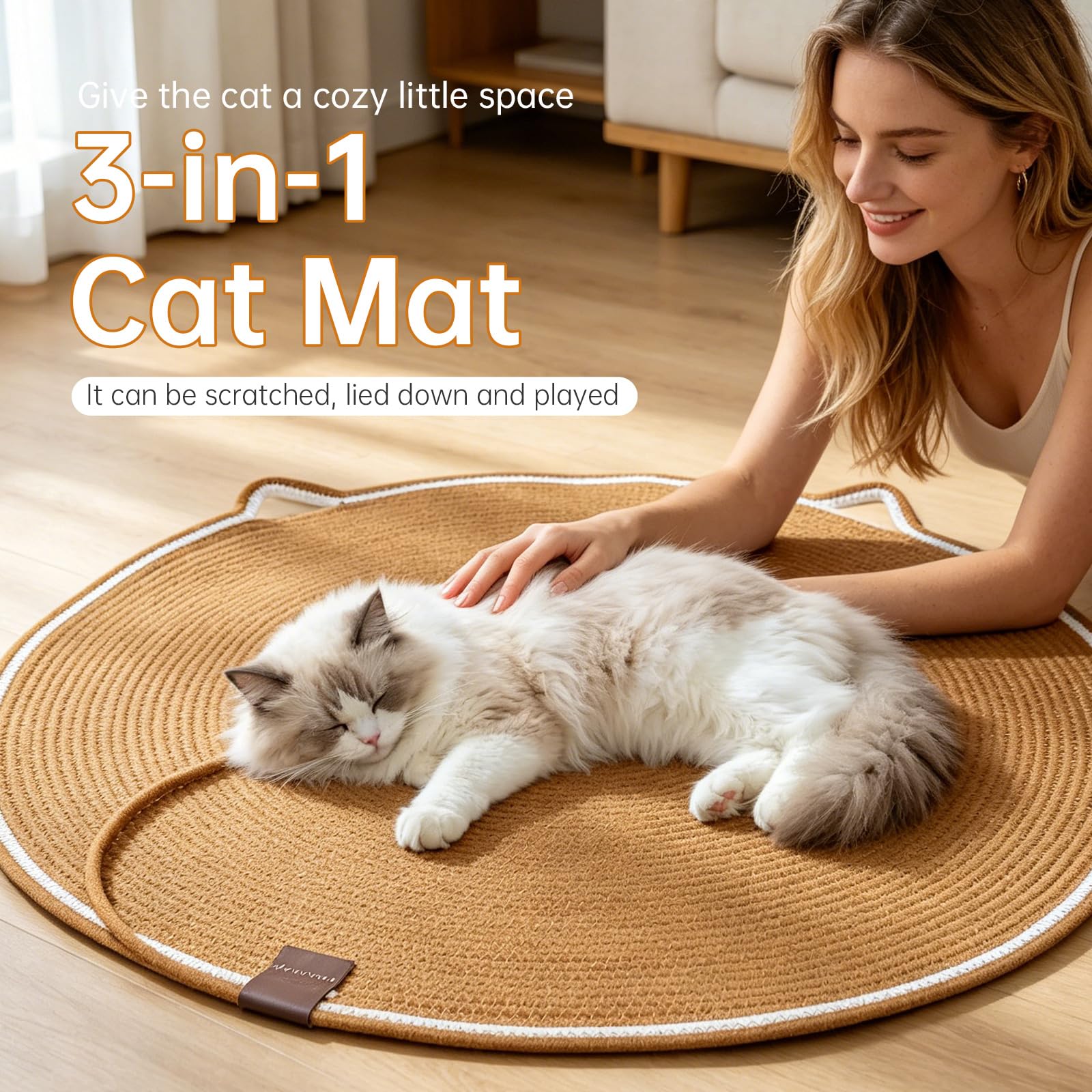 FHKPET tapis en salon montrant intégration décorative et protection