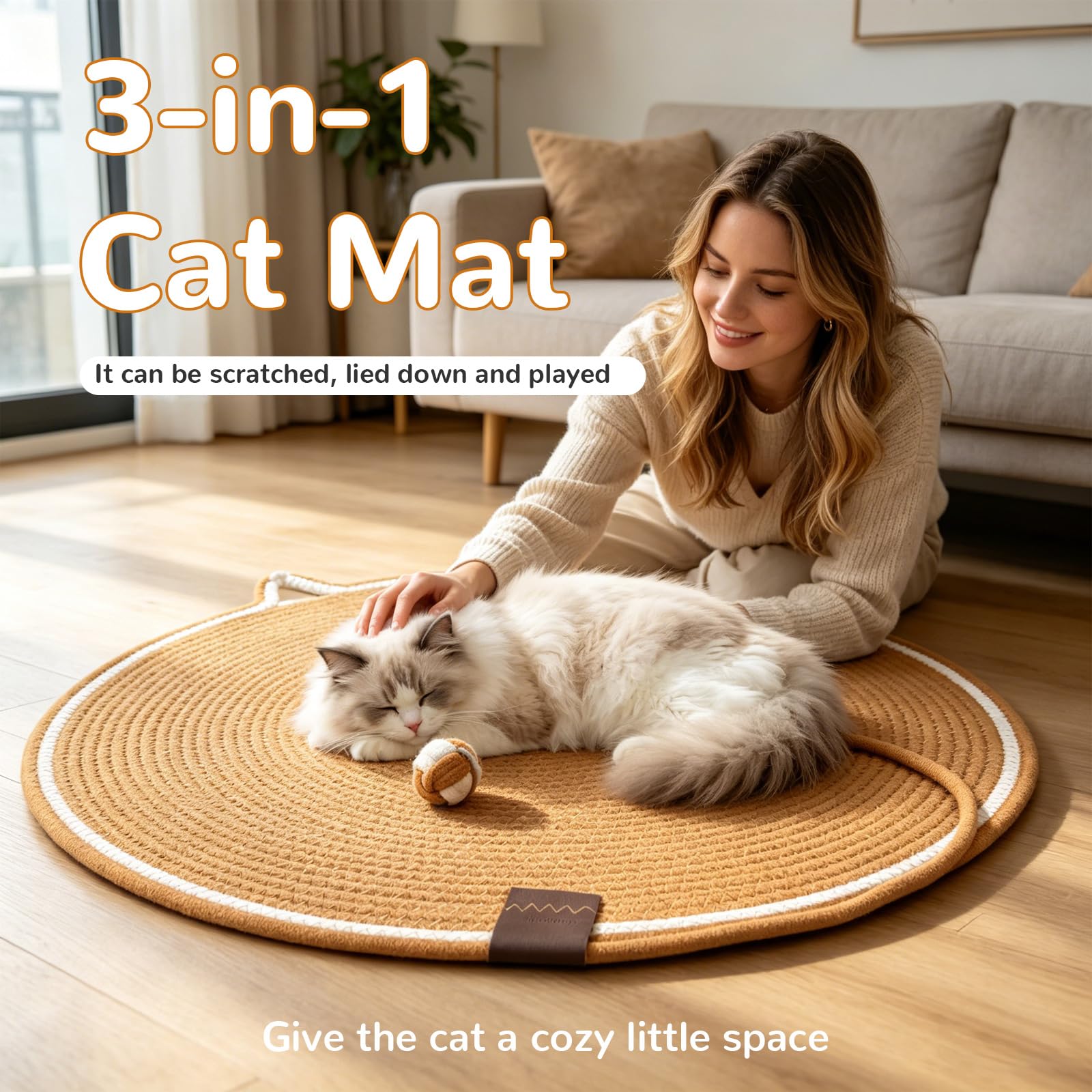 FHKPET gros plan tissage corde montrant texture naturelle et durabilité