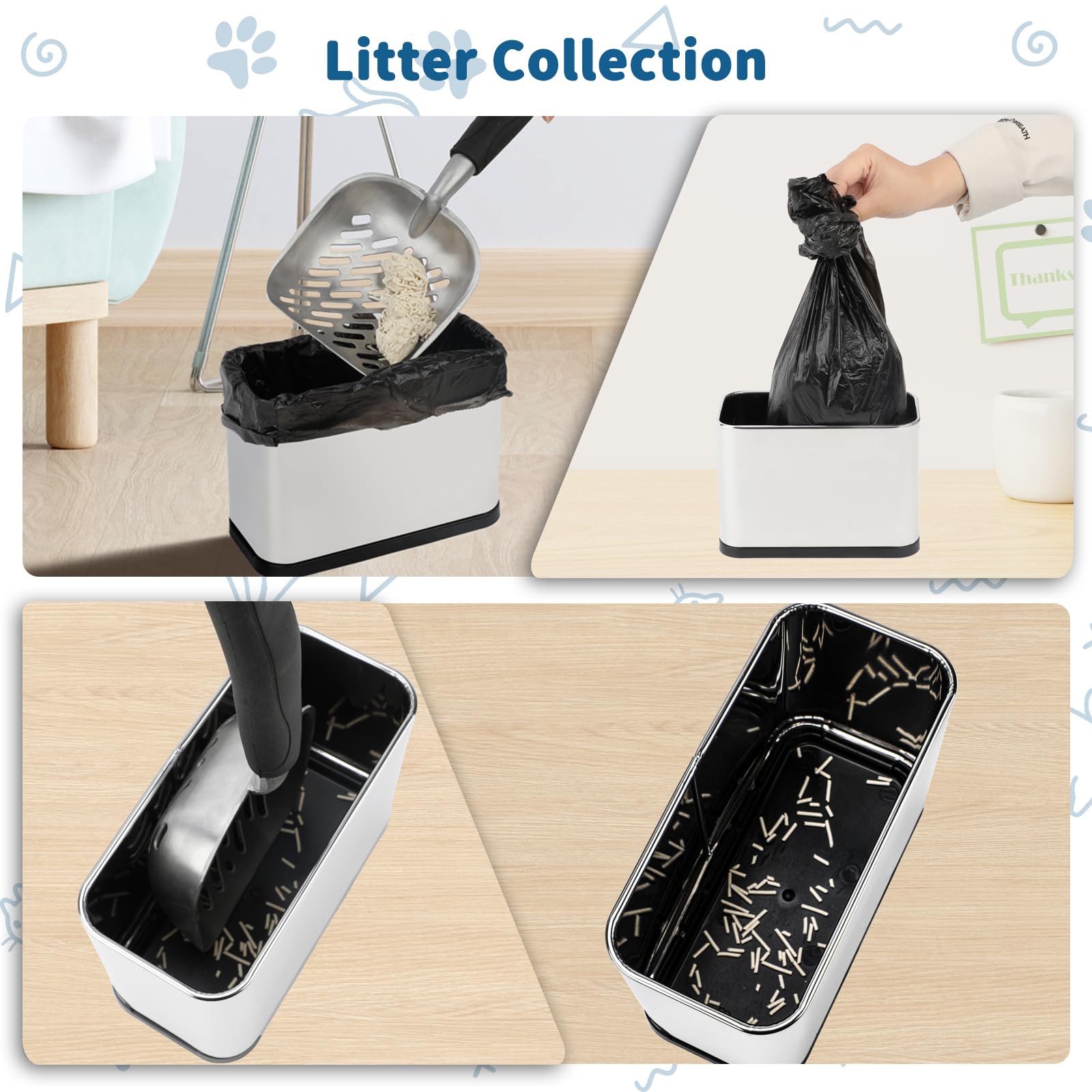 FHTONGE support tenant deux pelles démontrant grande capacité utile