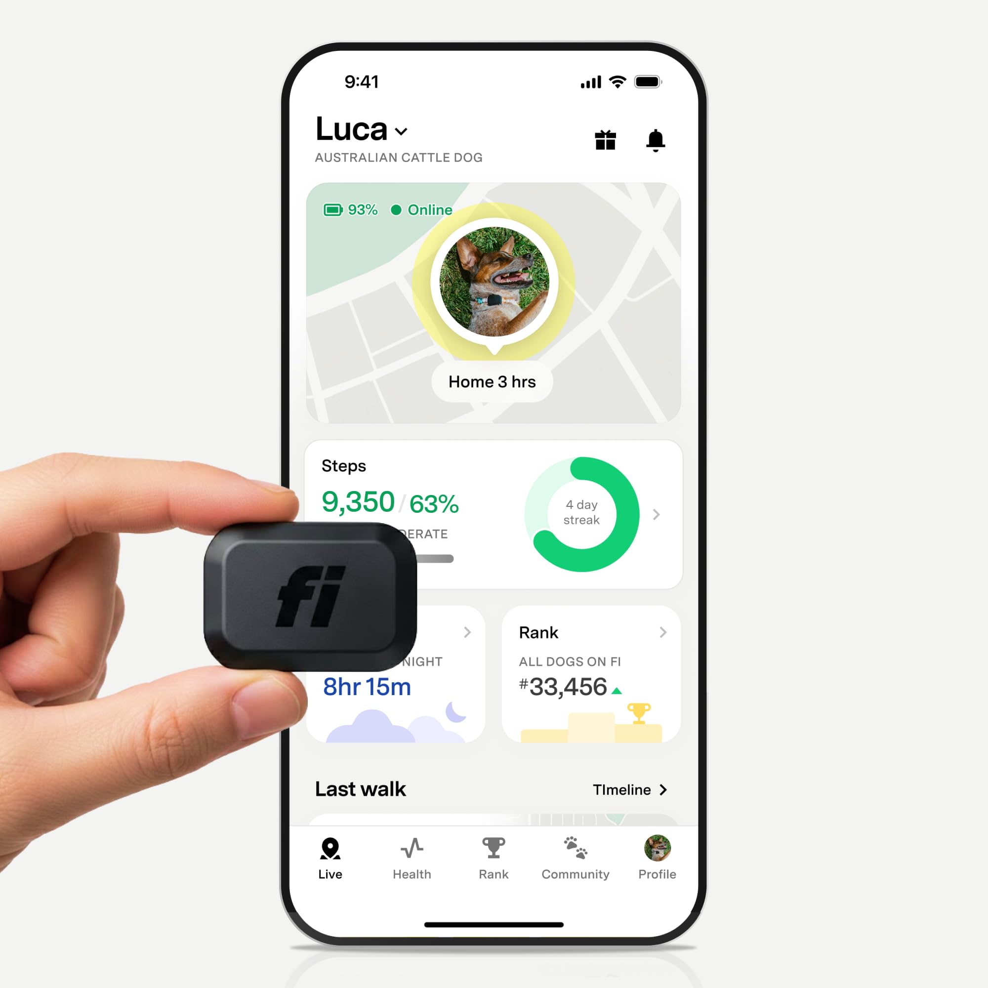 Fi Mini face avant montrant le design compact et la robustesse
