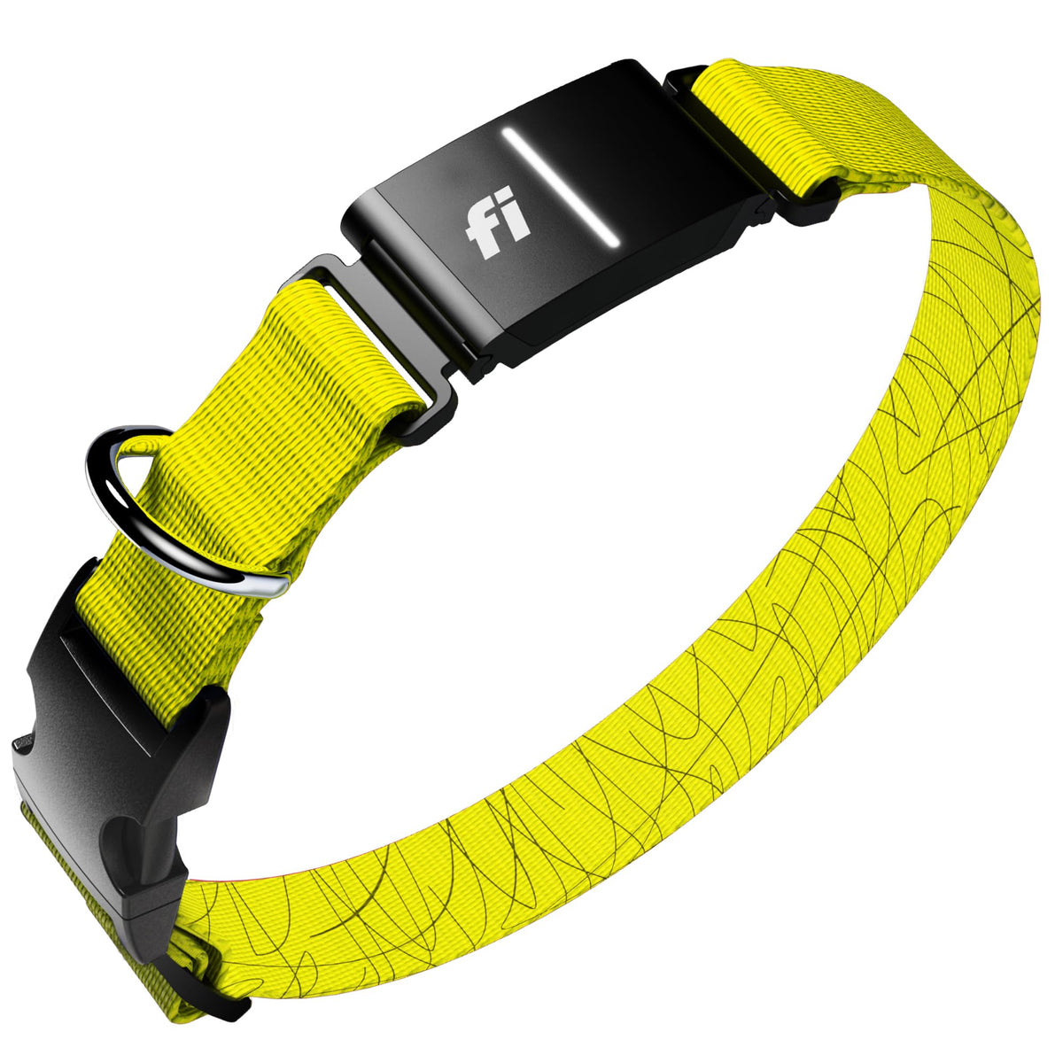 Fi collier Series 3+ face avant jaune montrant sécurité instantanée