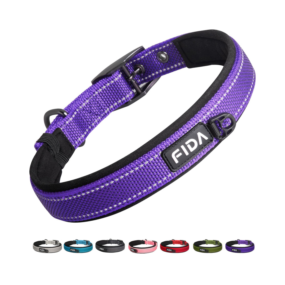 Fida collier violet face avant montre durabilité et design