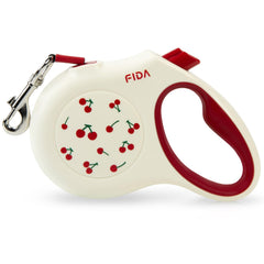 Fida face avant de la laisse cerise montrant conception solide et ergonomie