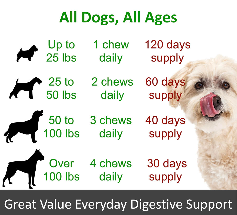 Finest For Pets chien mangeant chew saveur poulet, digestion facilitée