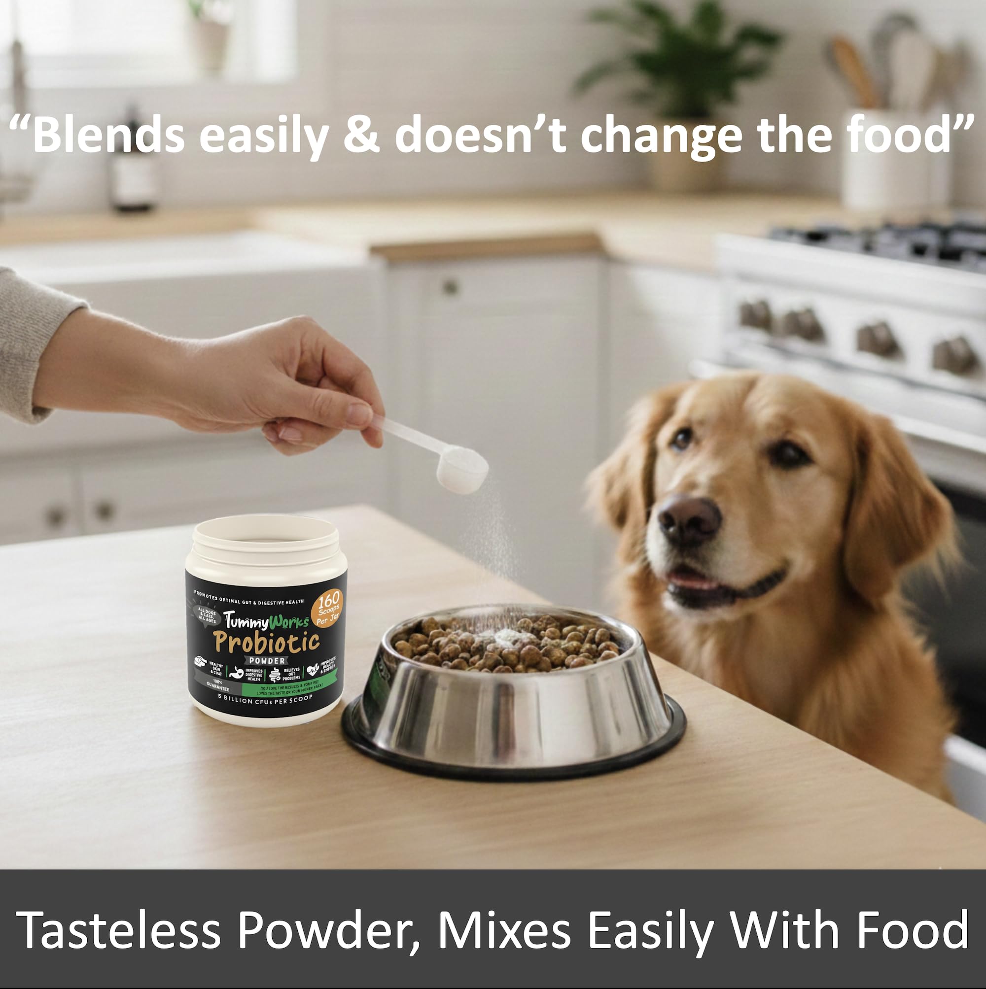 Finest For Pets poudre mélangée aux croquettes pour acceptation discrète