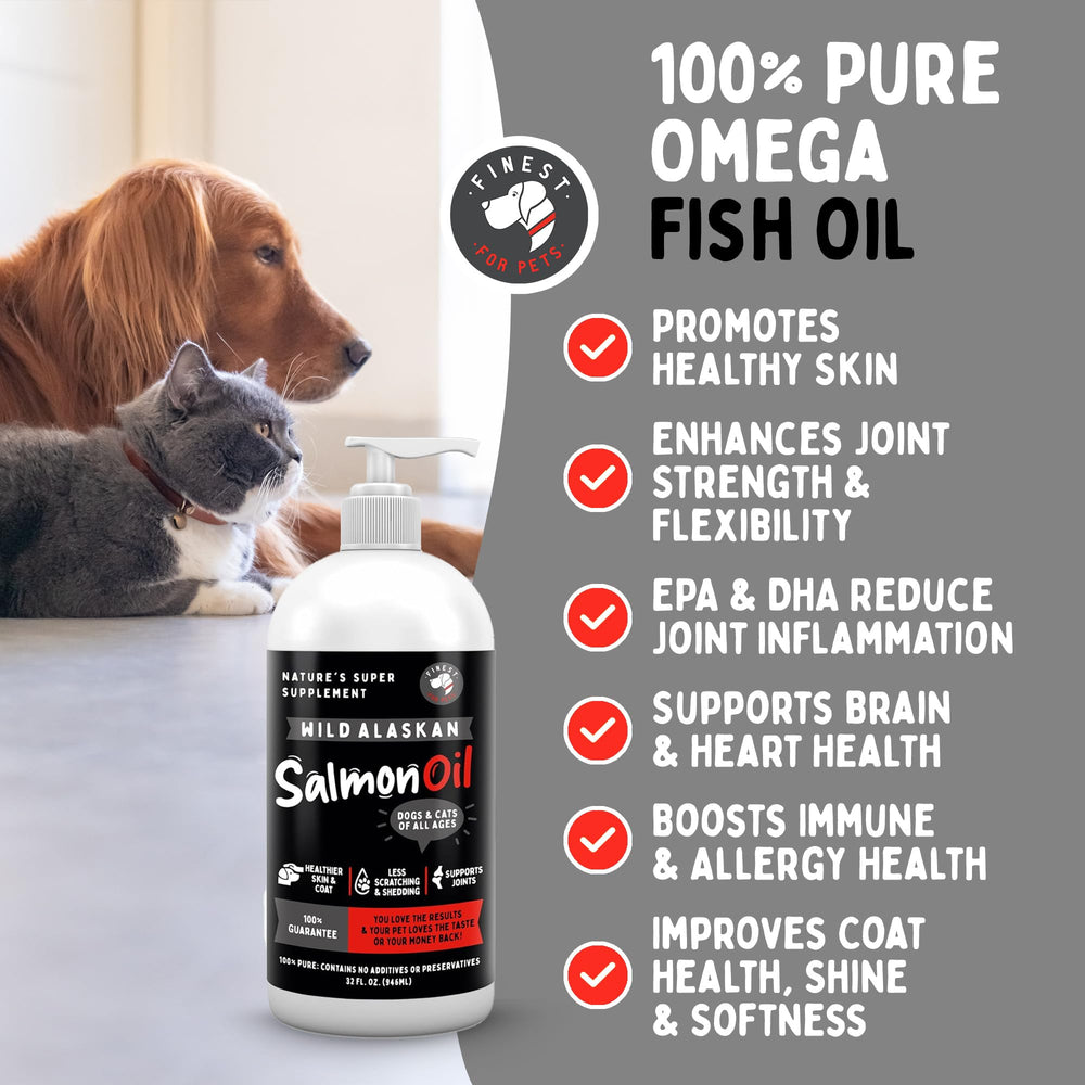 Finest For Pets gros plan texture huile avec gouttes pour mélange facile et appétence