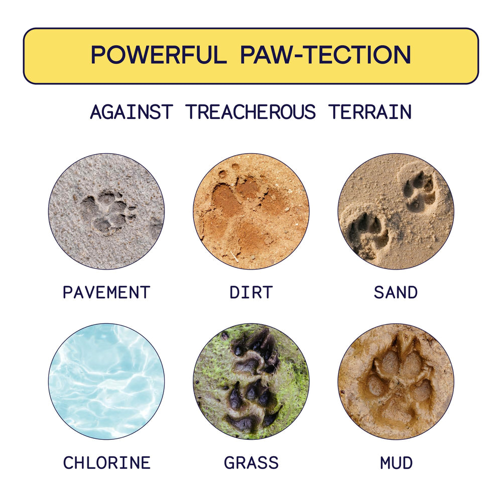 Tube Finn Paw à côté d'une main pour comparer la taille pratique à emporter