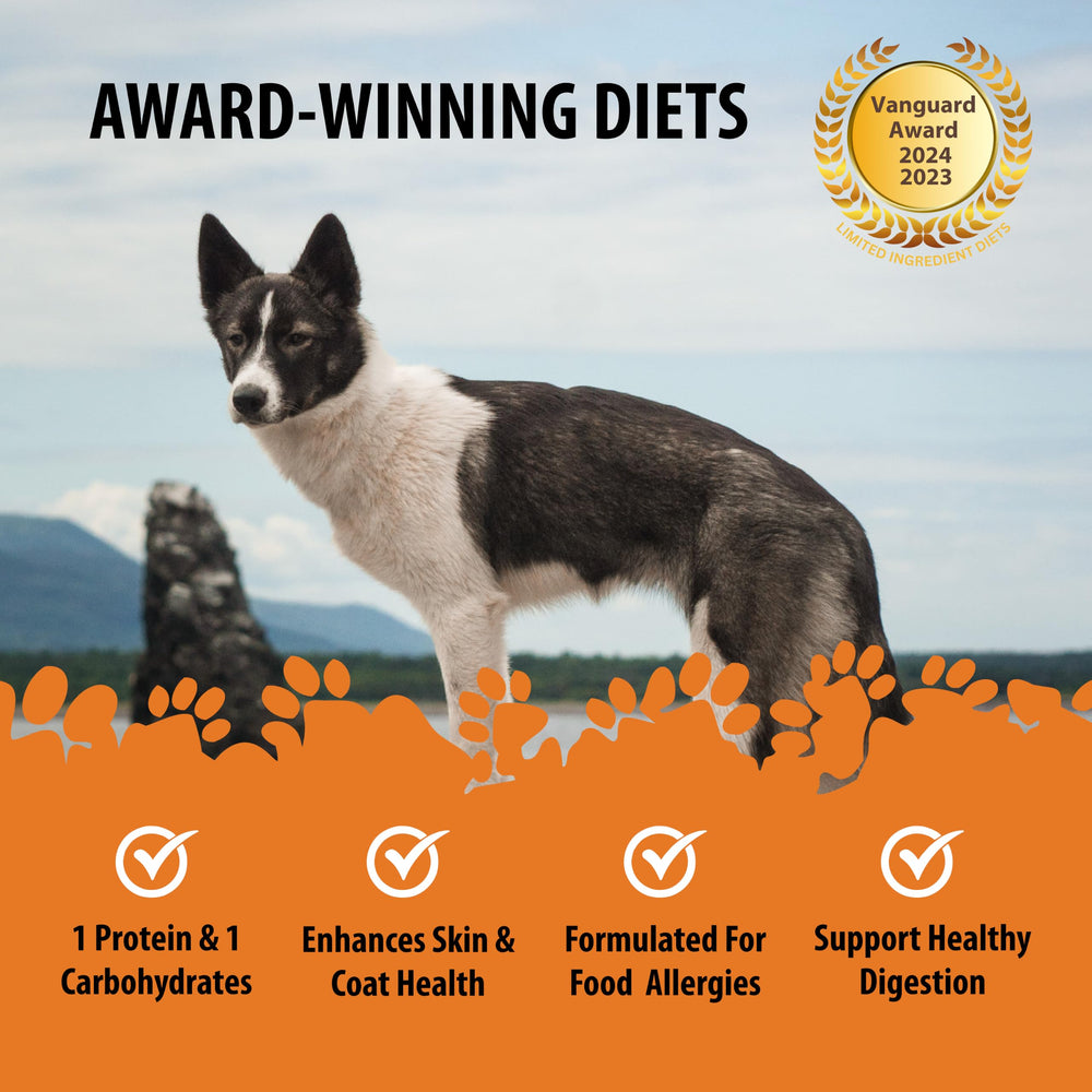 FirstMate échelle taille croquettes comparée pour visualiser portion canine