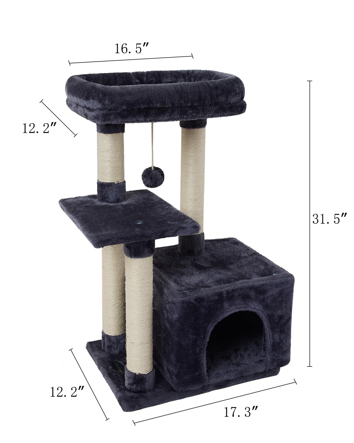 FISH&NAP condo stable intérieur sûr pour sieste et refuge du chaton