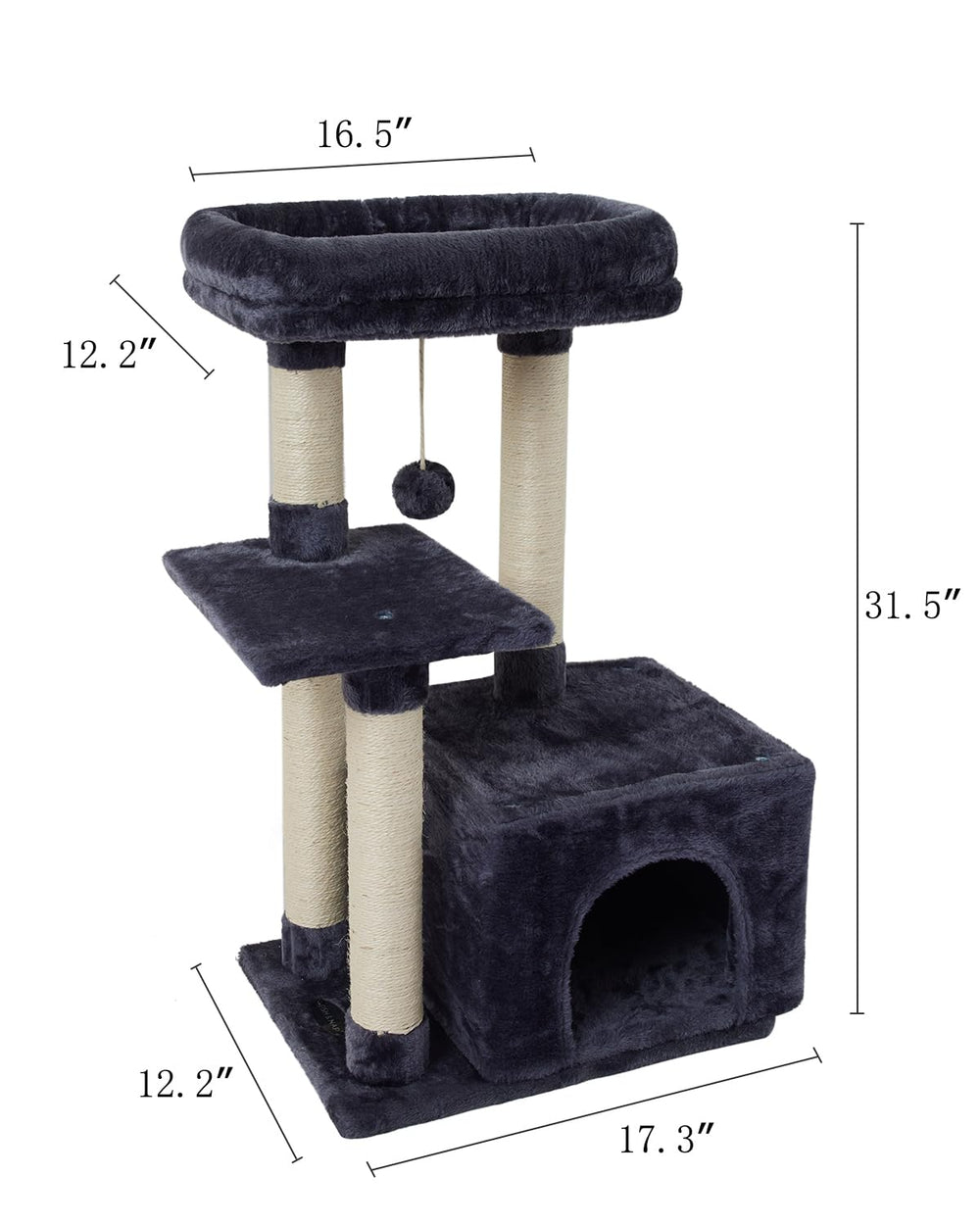 FISH&NAP condo stable intérieur sûr pour sieste et refuge du chaton