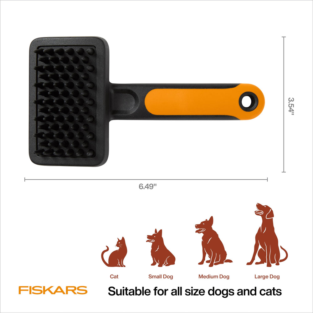 Fiskars application de shampoing avec la brosse, nettoyage apaisant