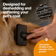 Fiskars tête incurvée épousant les contours du corps pour un brossage efficace