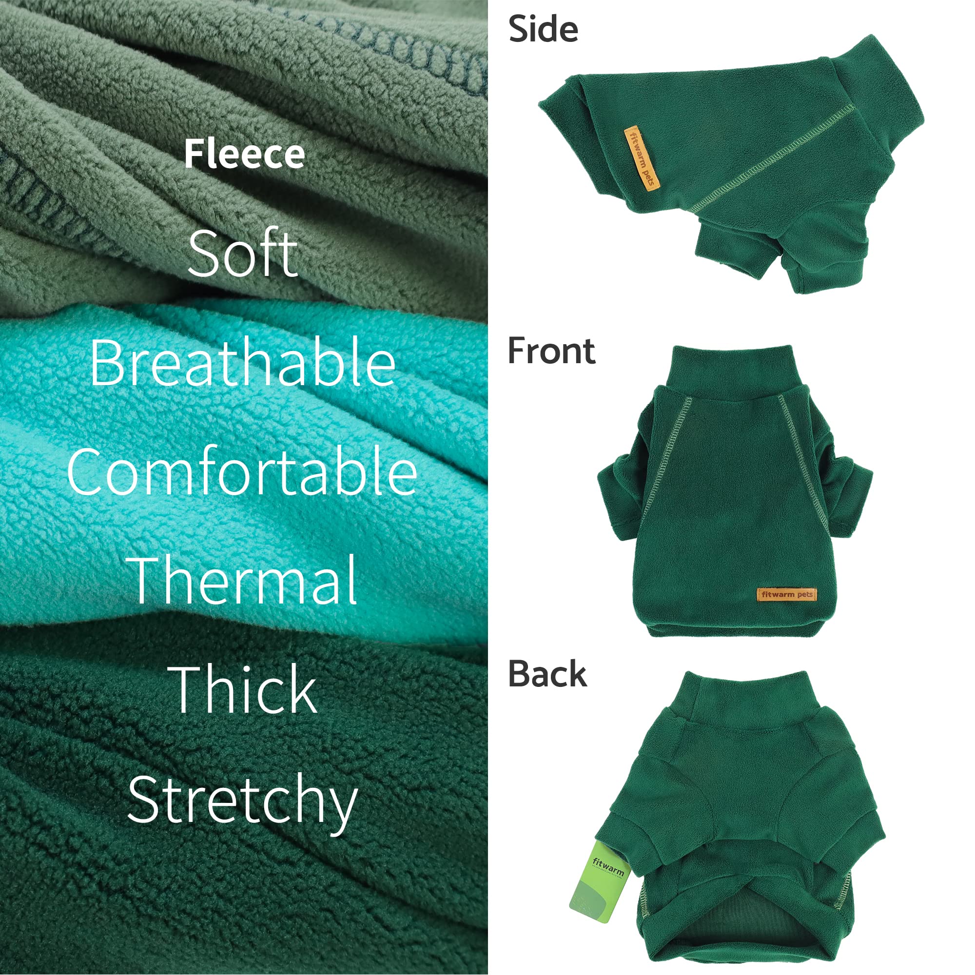 Fitwarm comparaison taille Medium sur règle, vérifie longueur dos de 12 pouces
