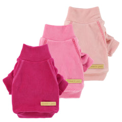 Fitwarm face du pull rose montrant coupe et style pour une chaleur légère