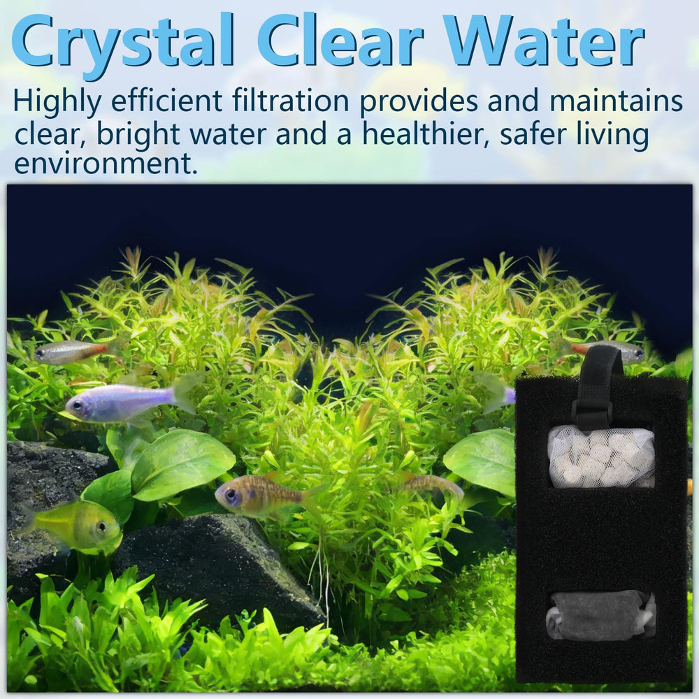 FIX ZHANG kit installé dans un Fluval EVO montrant débit doux et eau claire