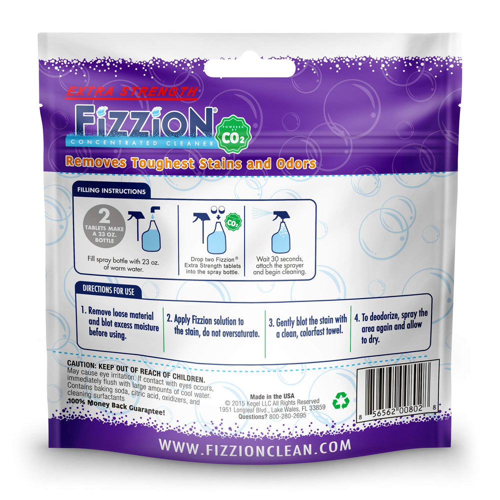 Fizzion pastille gros plan illustrant texture soluble et mélange puissant