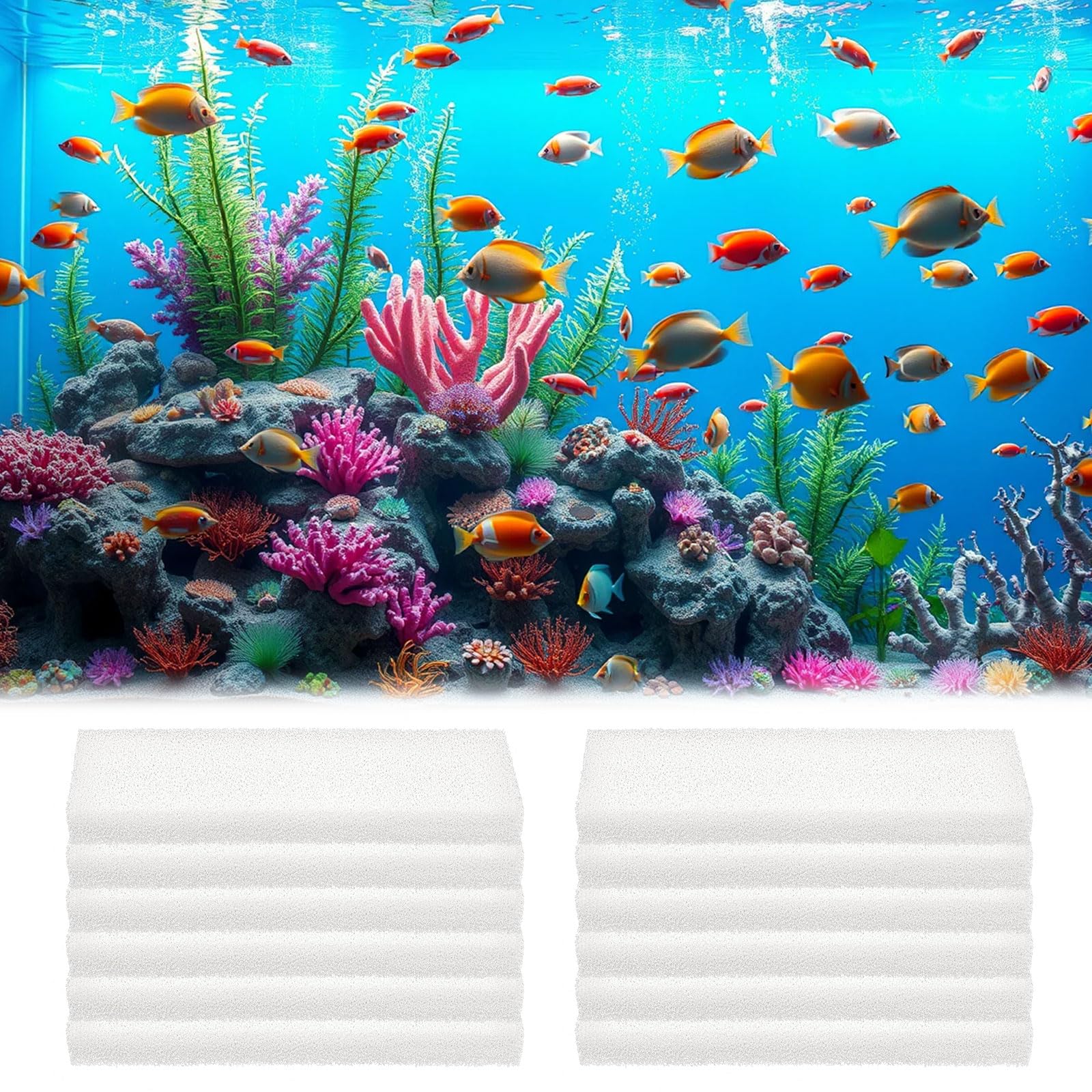 FKBYM A-222 en contexte d'aquarium montrant eau claire et entretien simplifié