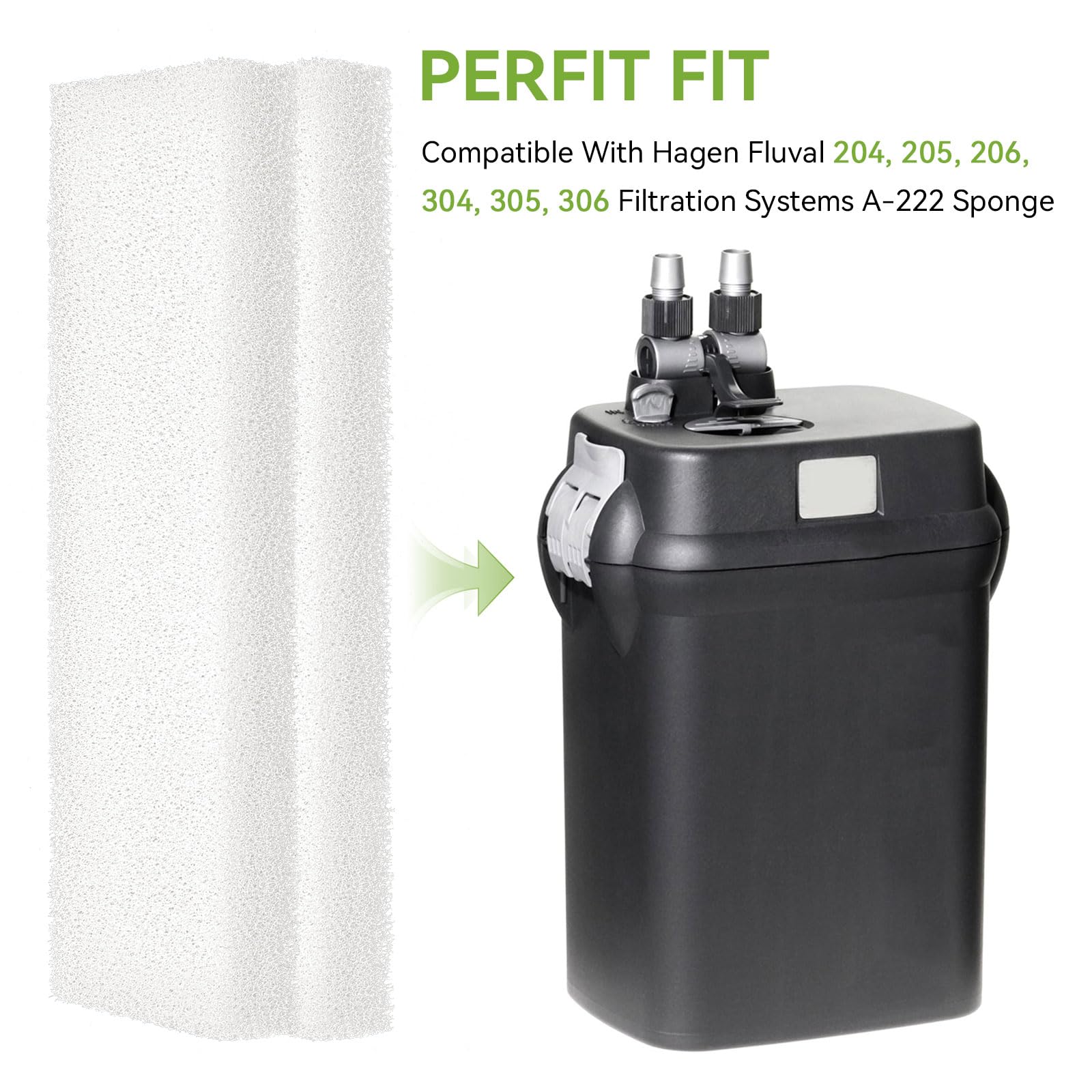 FKBYM A-222 insérée dans un filtre Fluval illustrant compatibilité et gain de temps