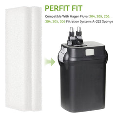 FKBYM A-222 insérée dans un filtre Fluval illustrant compatibilité et gain de temps