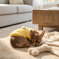 FLAdorepet petit chien portant le pull rose, confort sans entrave de mouvement