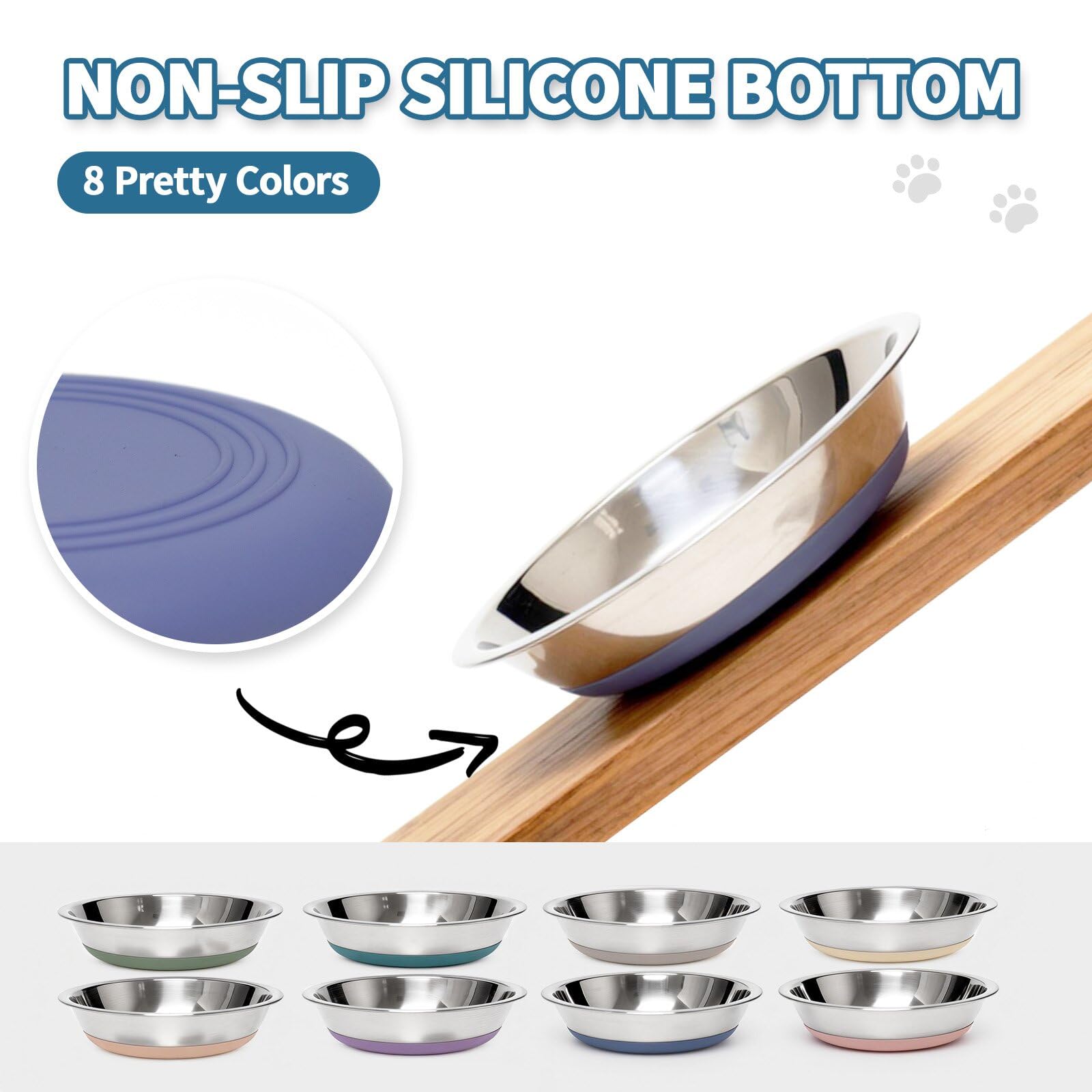 FlaggeZG socle silicone coloré antidérapant, protège le sol