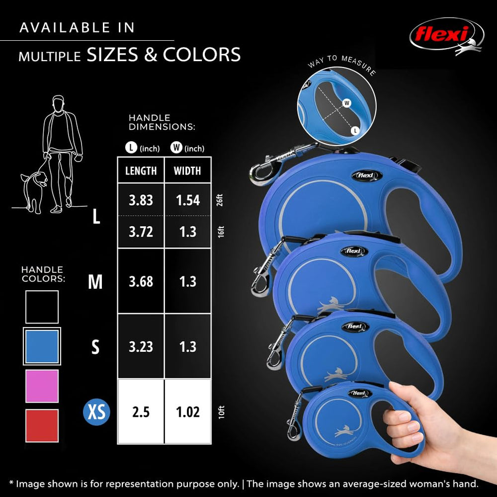 FLEXI comparaison taille XS montrant compacité et facilité de transport