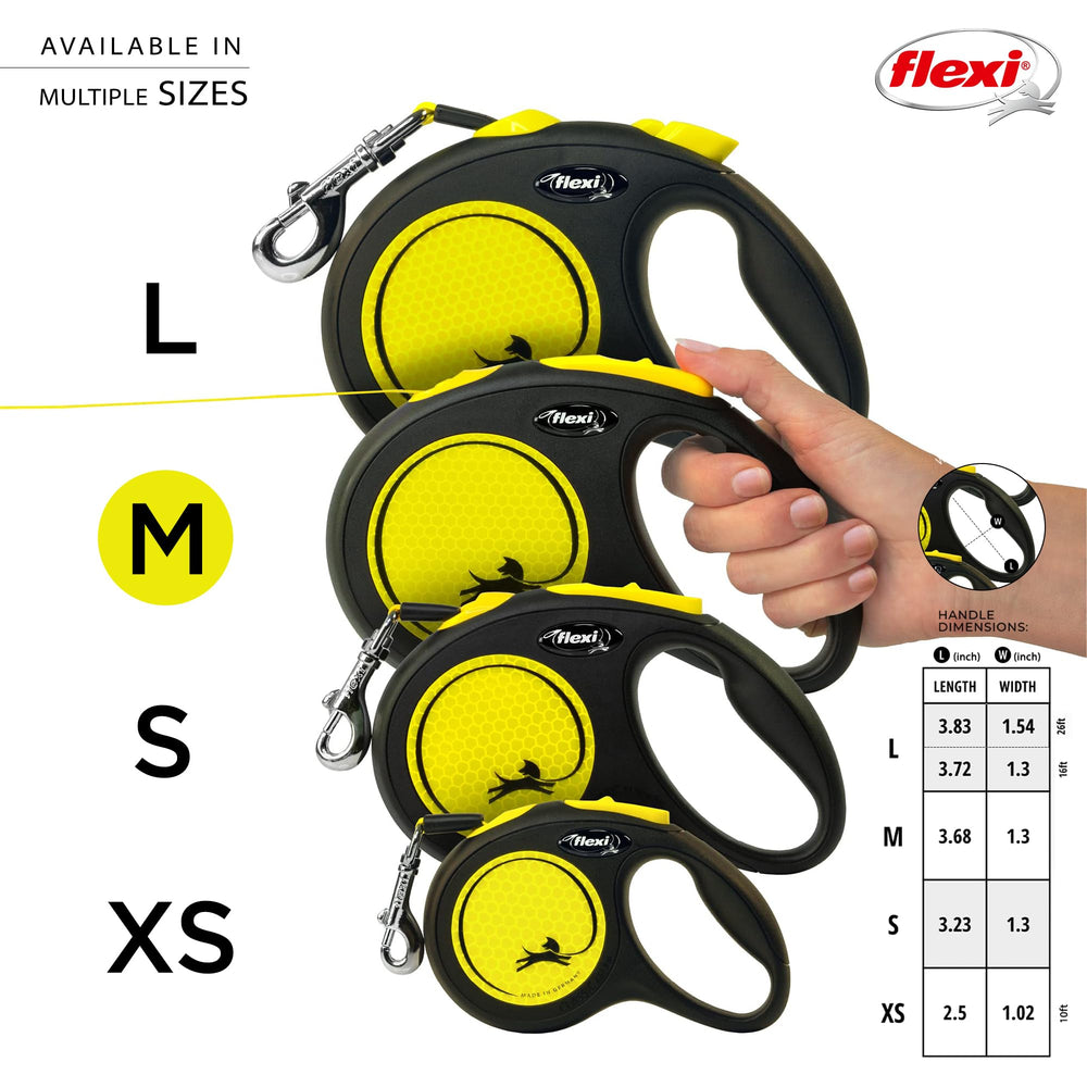 FLEXI comparaison de taille montrant l'étendue de 4,9 m