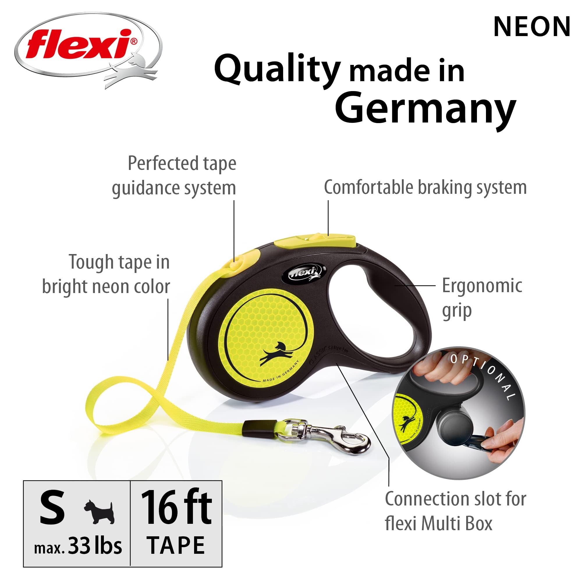 FLEXI poignée ergonomique côté pour un maintien confortable