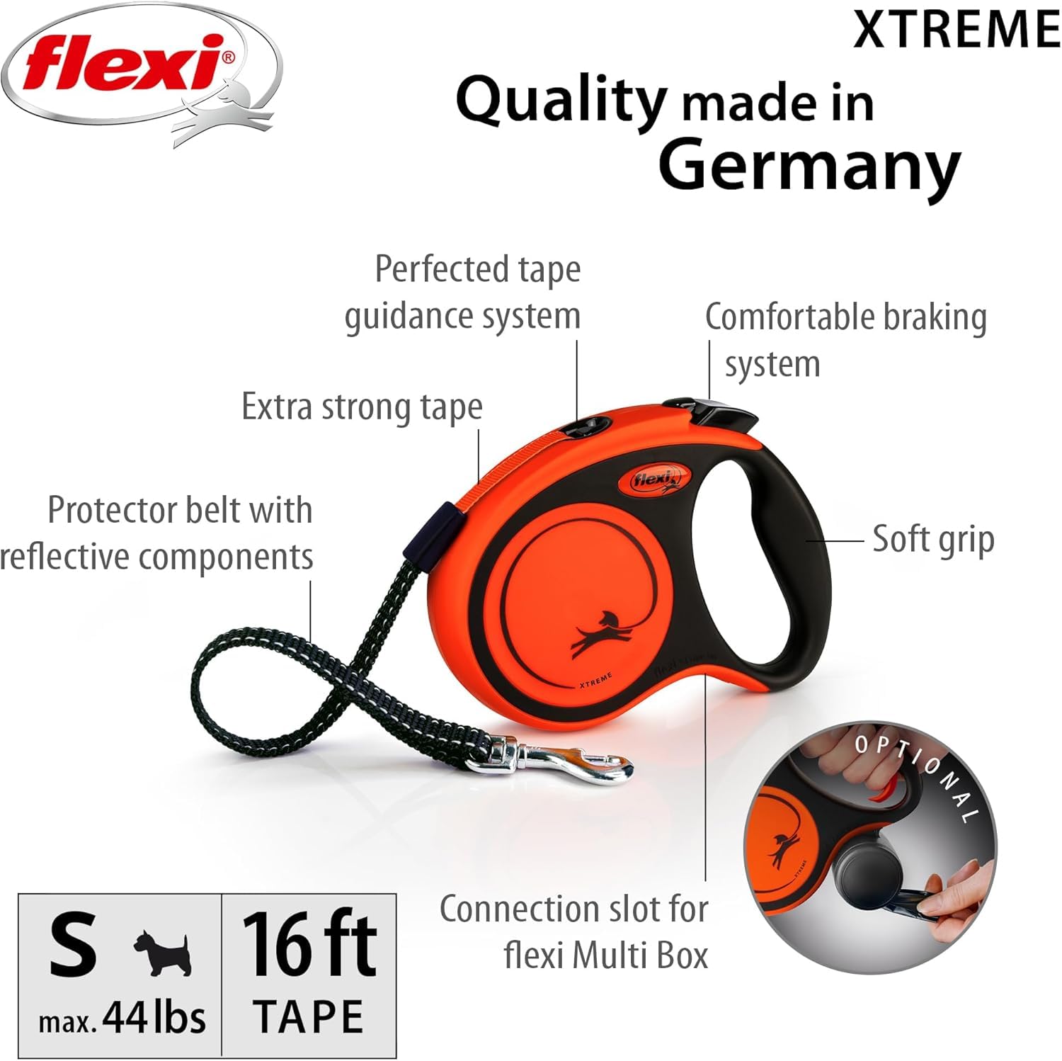 FLEXI sangle plate en gros plan montrant résistance et souplesse