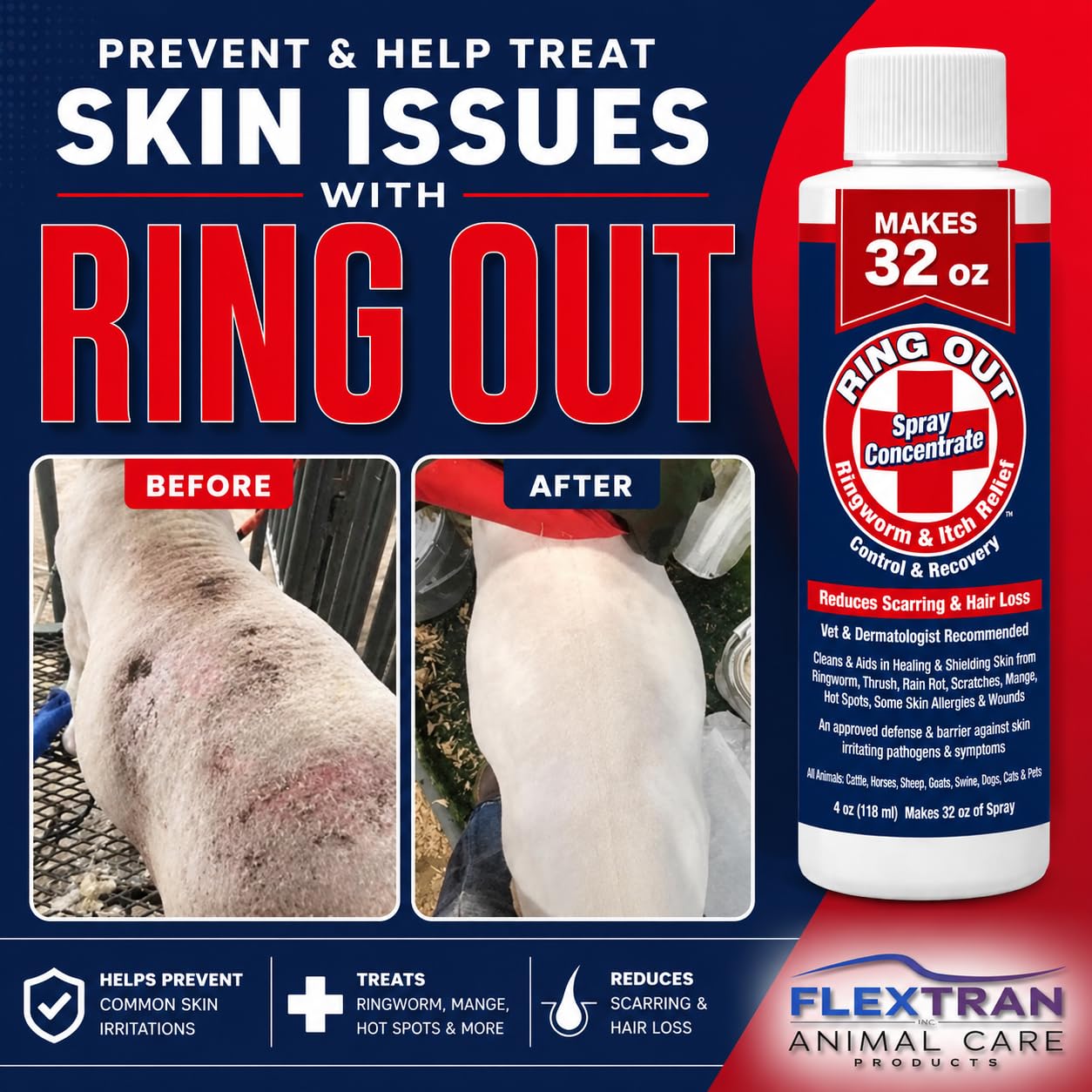 Texture moussante du Ring Out Shampoo FlexTran pour nettoyage doux et efficace