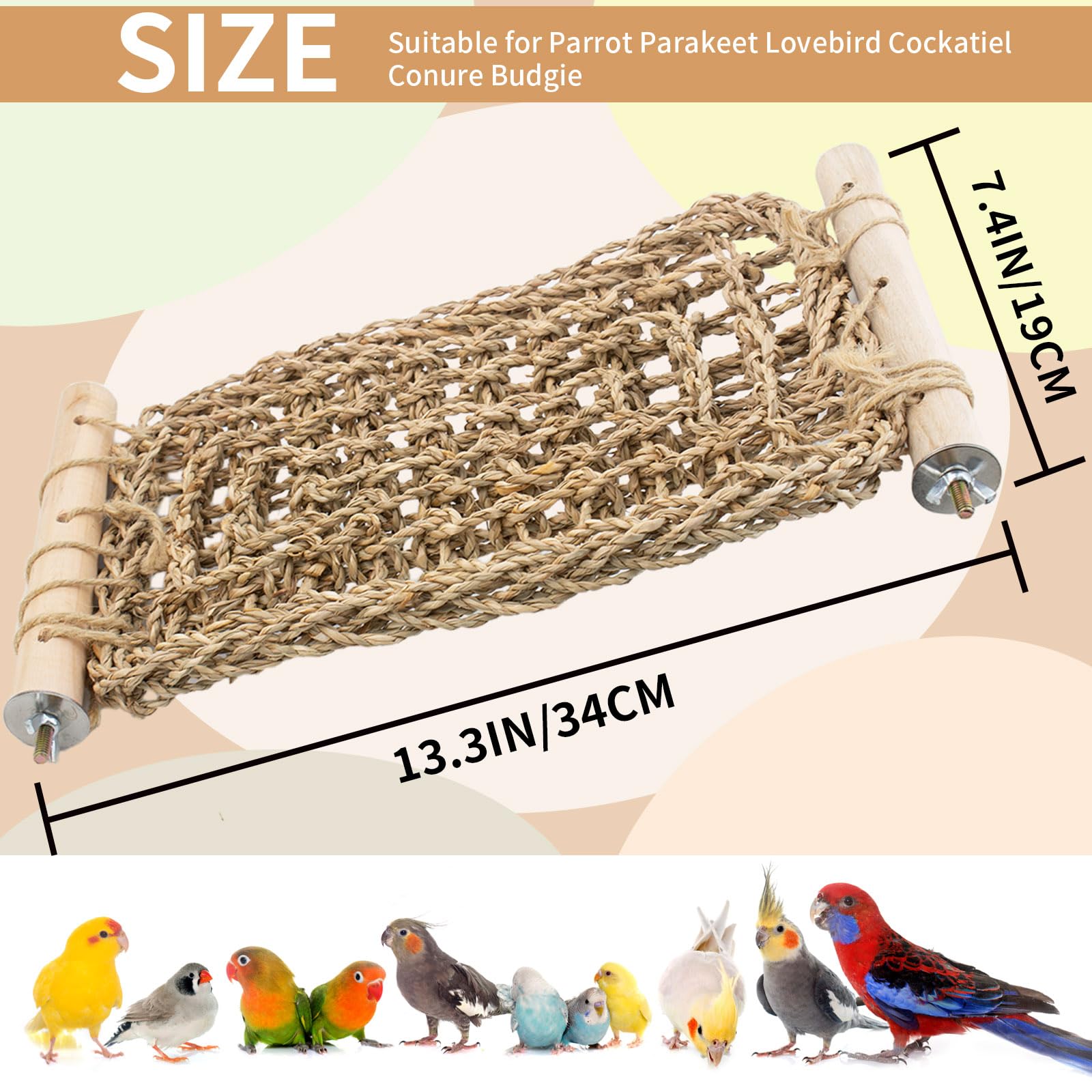 FlidRunest oiseau sur hamac illustrant confort et stimulation de jeu