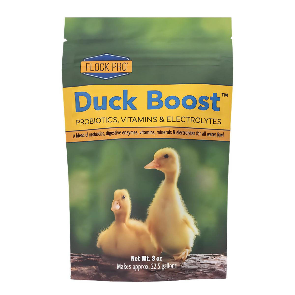 Flock Pro emballage avant montrant produit et bénéfice nutritionnel
