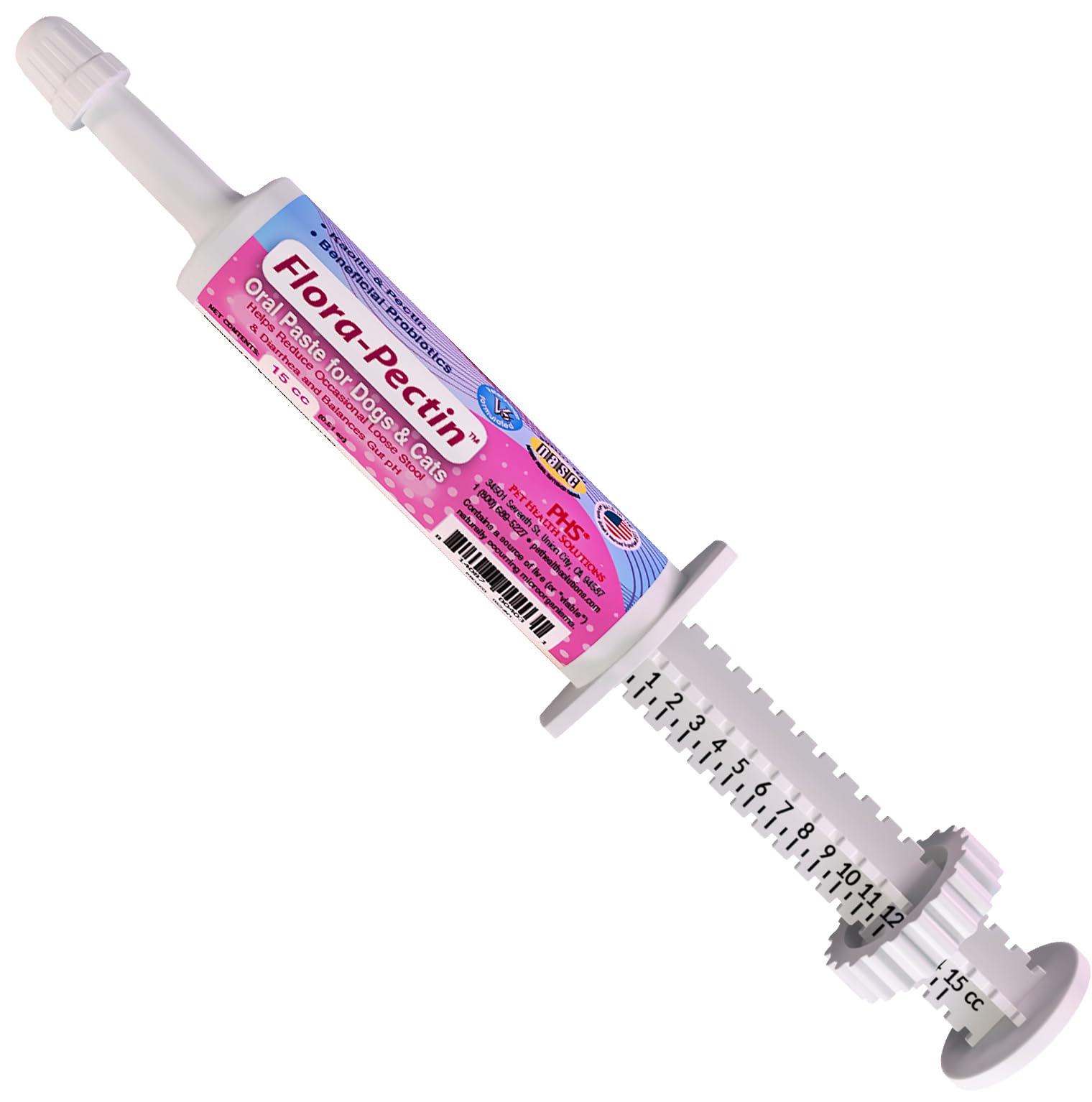 FLORA-PECTIN emballage frontal montrant format et bénéfice digestion rapide