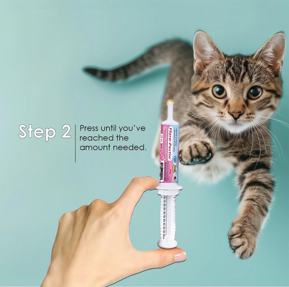 FLORA-PECTIN administration mélangée à nourriture pour animaux difficiles à médicamenter