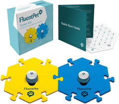 FluentPet bouton face avant montrant son design clair et bénéfice d'utilisation