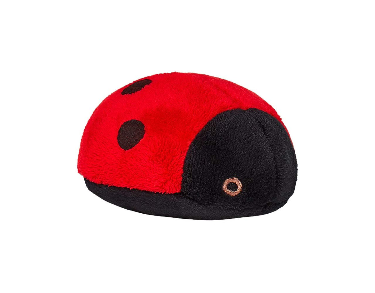 Fluff & Tuff Lady Bug face avant montrant couleurs vives et forme ronde bénéfice jouabilité
