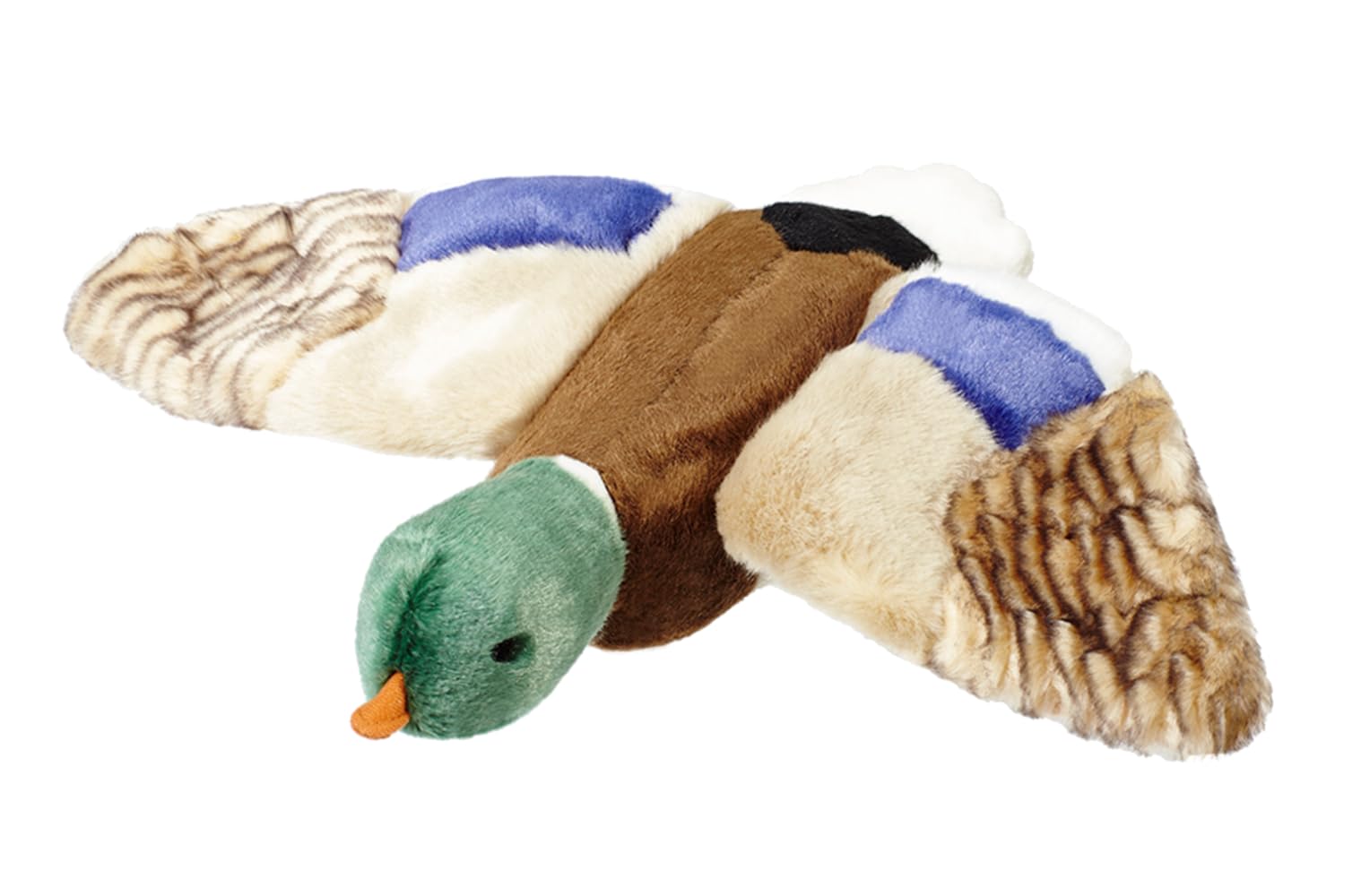 Fluff & Tuff Wally Mallard face avant montrant couleurs vives et attractivité