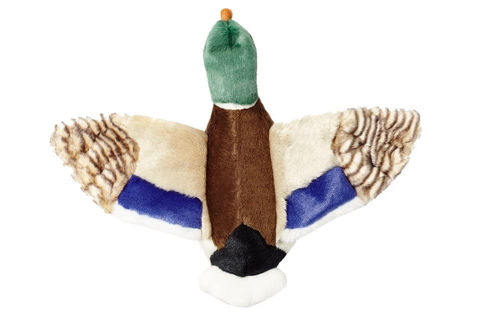Fluff & Tuff Wally Mallard gros plan texture ultra-plush pour confort de jeu