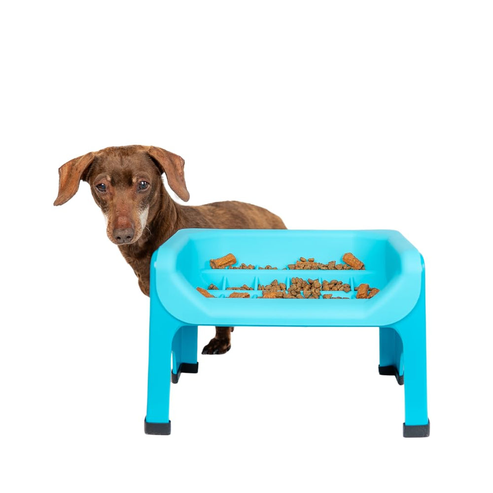 Fluff Trough gros plan de l’insert silicone non toxique facilitant la lenteur