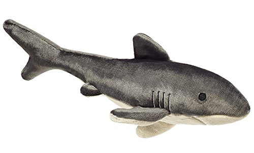 Fluff & Tuff Mac The Shark en vue frontale montrant taille et forme pour jeux