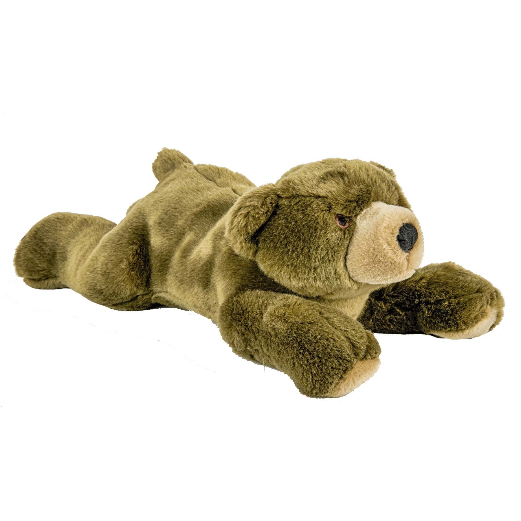 Fluff & Tuff Sadie Bear vue face montrant peluche douce et robuste pour jeux
